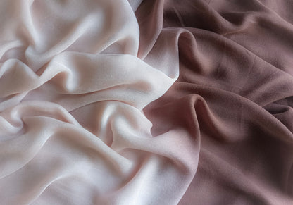 Modal Ombre Hijab- Wood Smoke