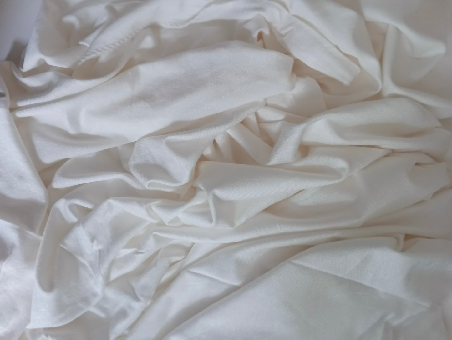 Premium Jersey Hijabs - Ivory White