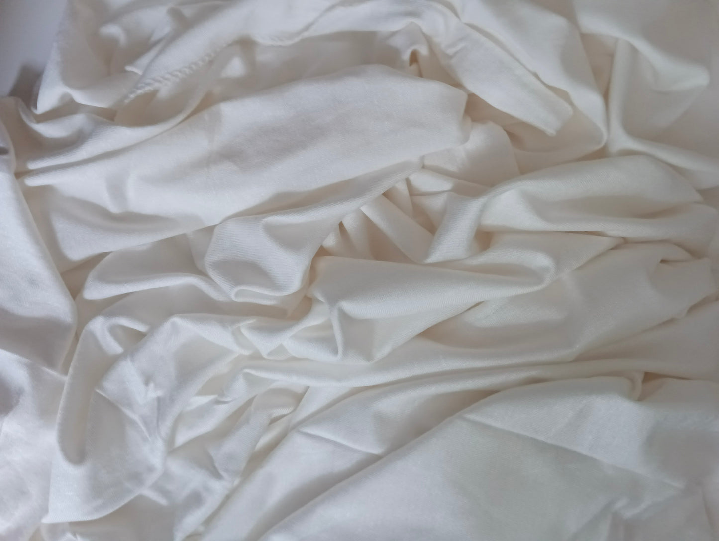 Premium Jersey Hijabs - Ivory White