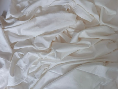 Premium Jersey Hijabs - Ivory White