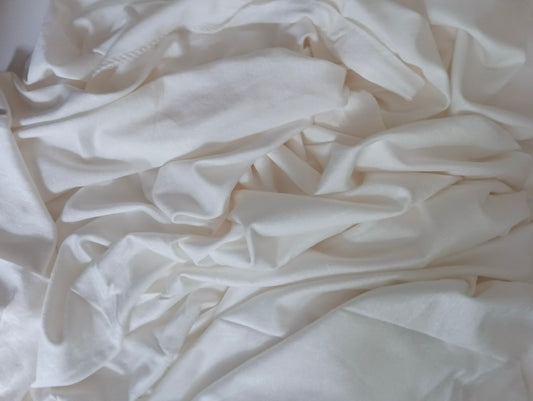 Premium Jersey Hijabs - Ivory White