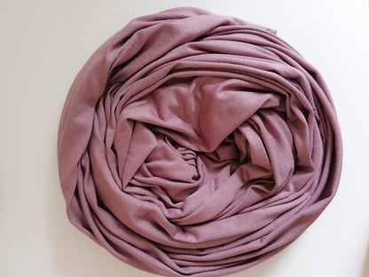 Premium Jersey Hijabs - Mauve