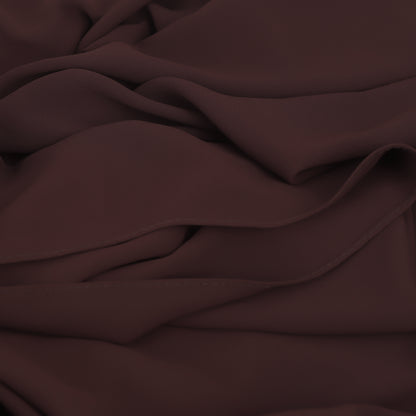 Opaque Chiffon Hijab- Brown