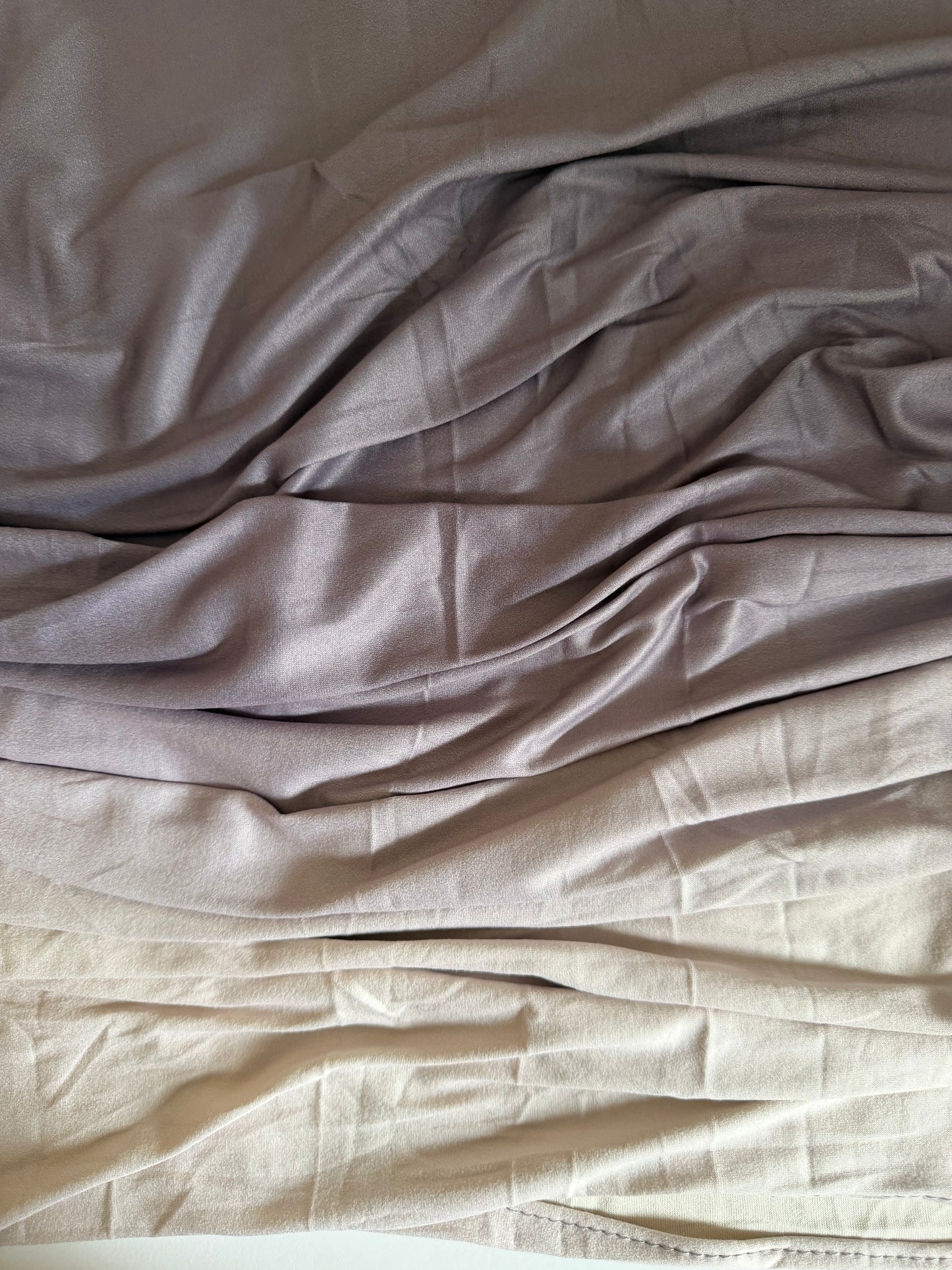 Ombre Jersey Hijab - Cloud Grey