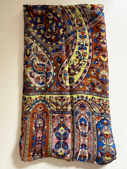 Mocha Paisley Modal Hijab
