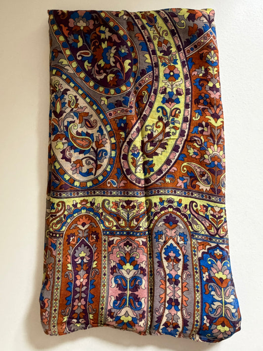 Mocha Paisley Modal Hijab