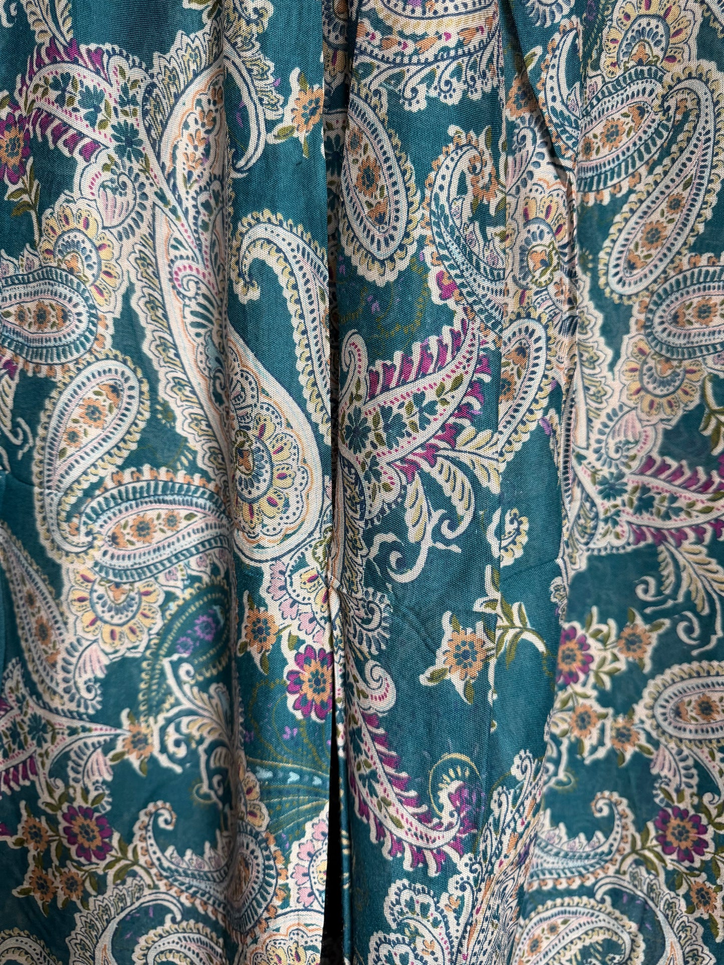 Teal Paisley Modal Hijab