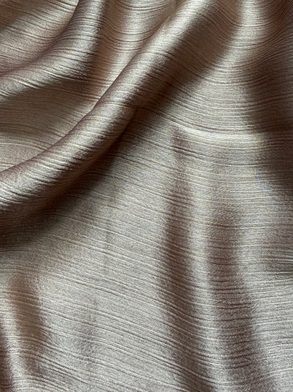 Muna Satin Crinkle Hijab - Taupe