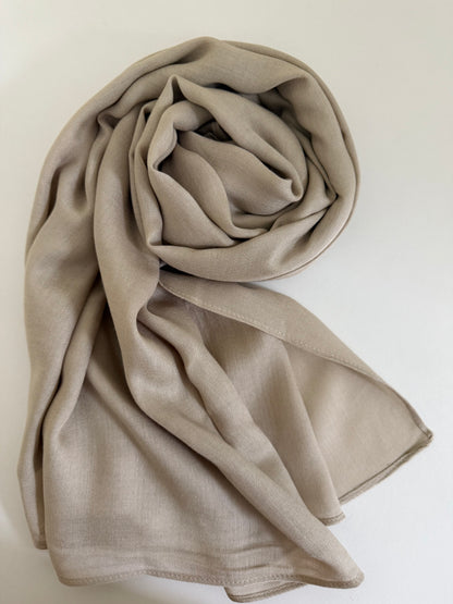 Premium Modal Hijab - Oatmeal