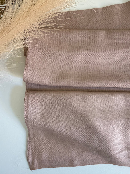 Tea Pink Rayon Hijab – Extra Large, Soft & Breathable