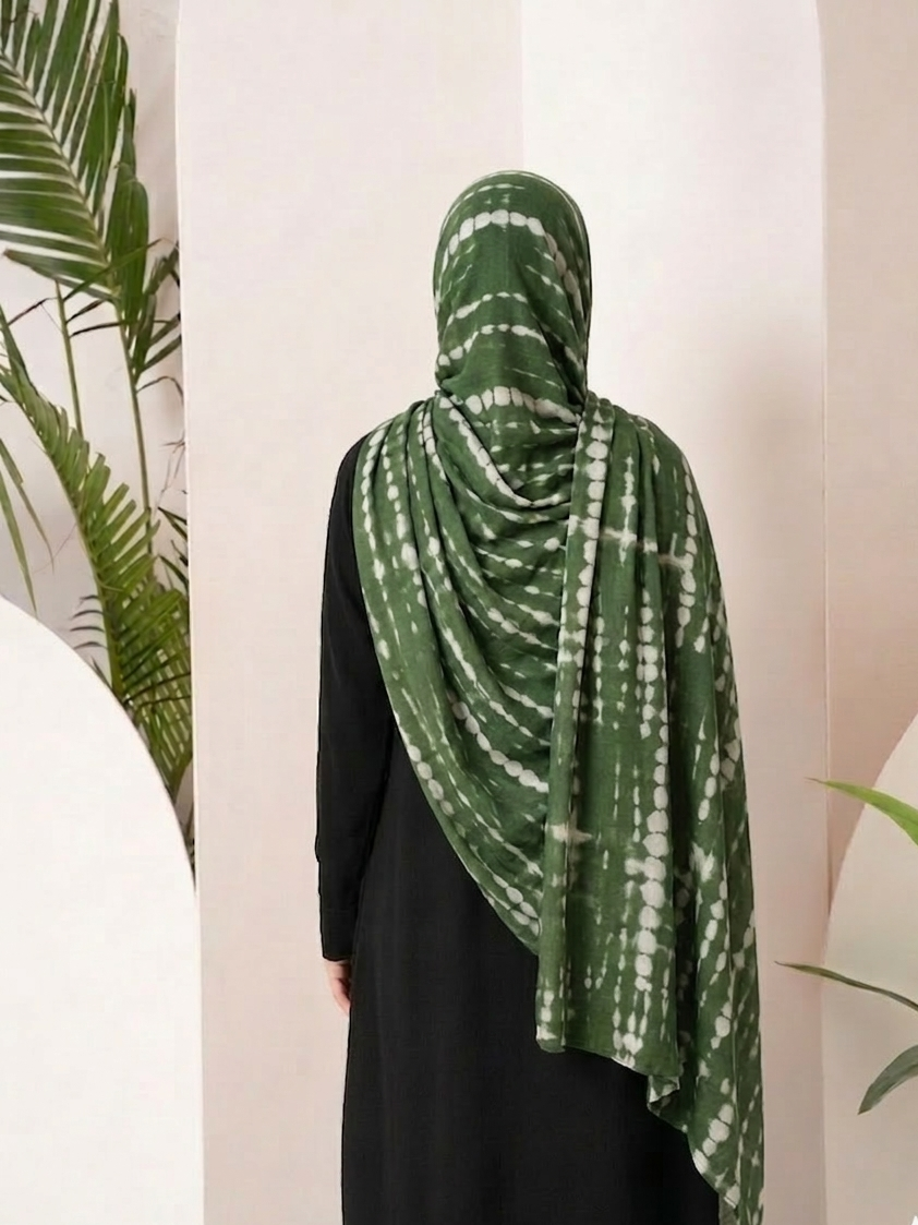 Ripple Modal Hijab - Khaki Beige