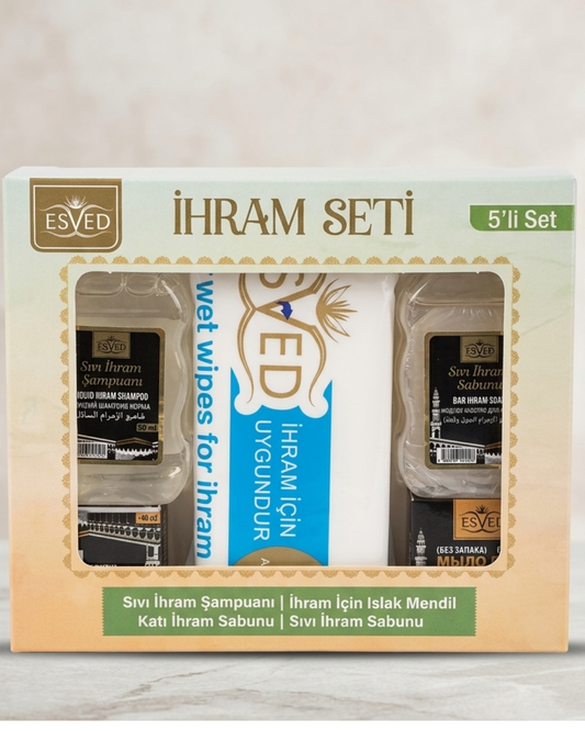 Fragrance-Free Ihram Set (5 Piece) – Essential Hygiene Kit for Hajj & Umrah