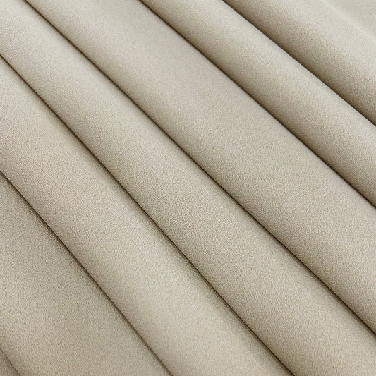 Opaque chiffon hijab in beige – non see through, soft and elegant.