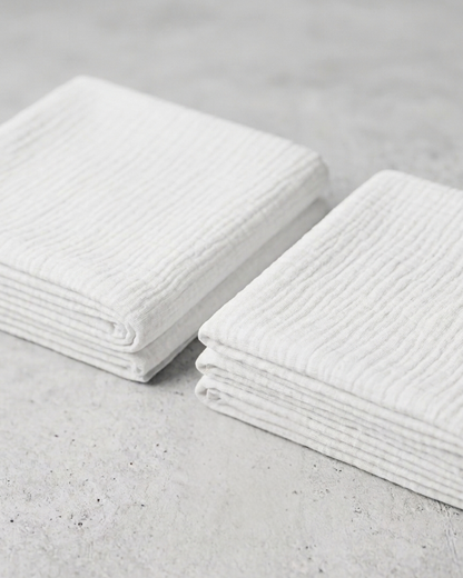 Luxury Muslin Fabric Ihram for Hajj and Umrah - 100% Muslin Cotton, Breathable, Lightweight