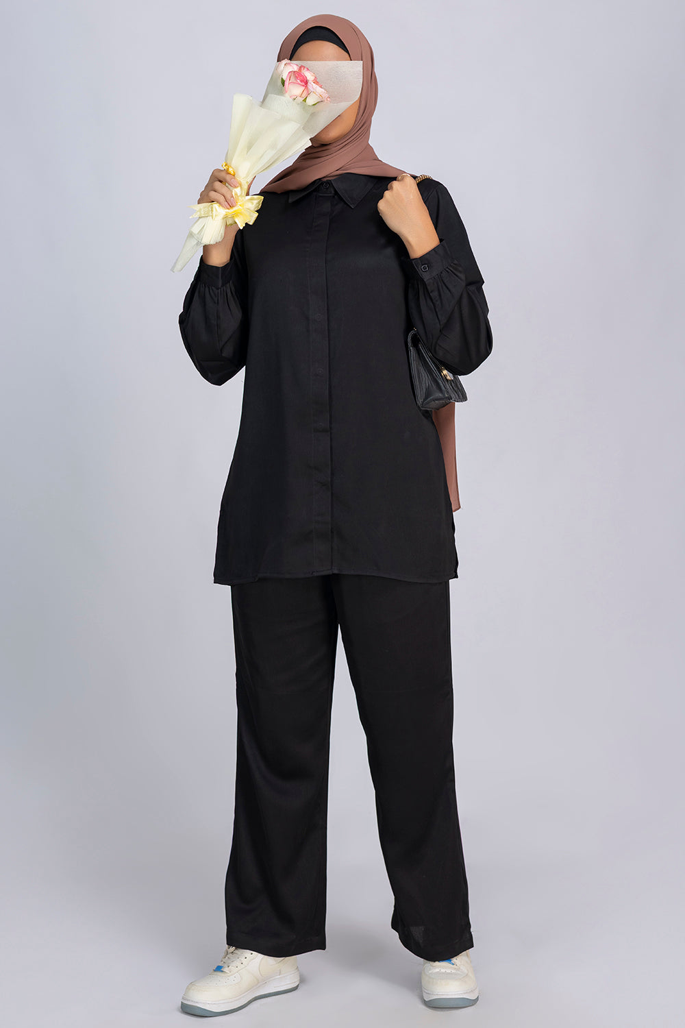 Modest Co-Ord Set - Black