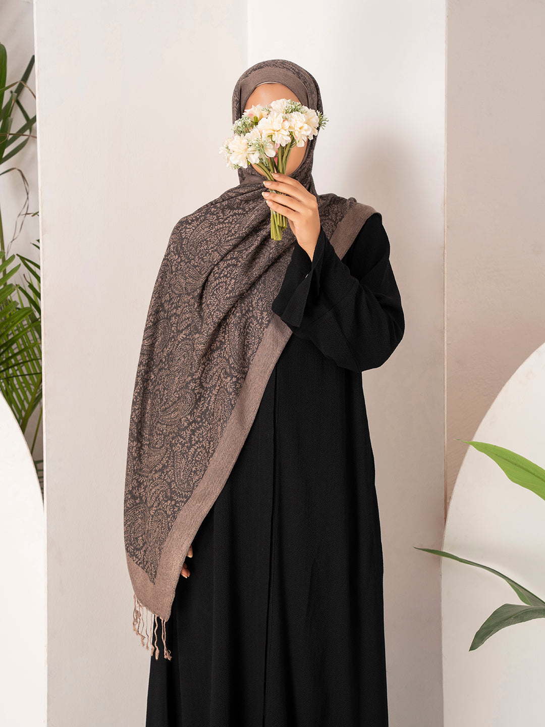 Classic Black Pashmina Hijab