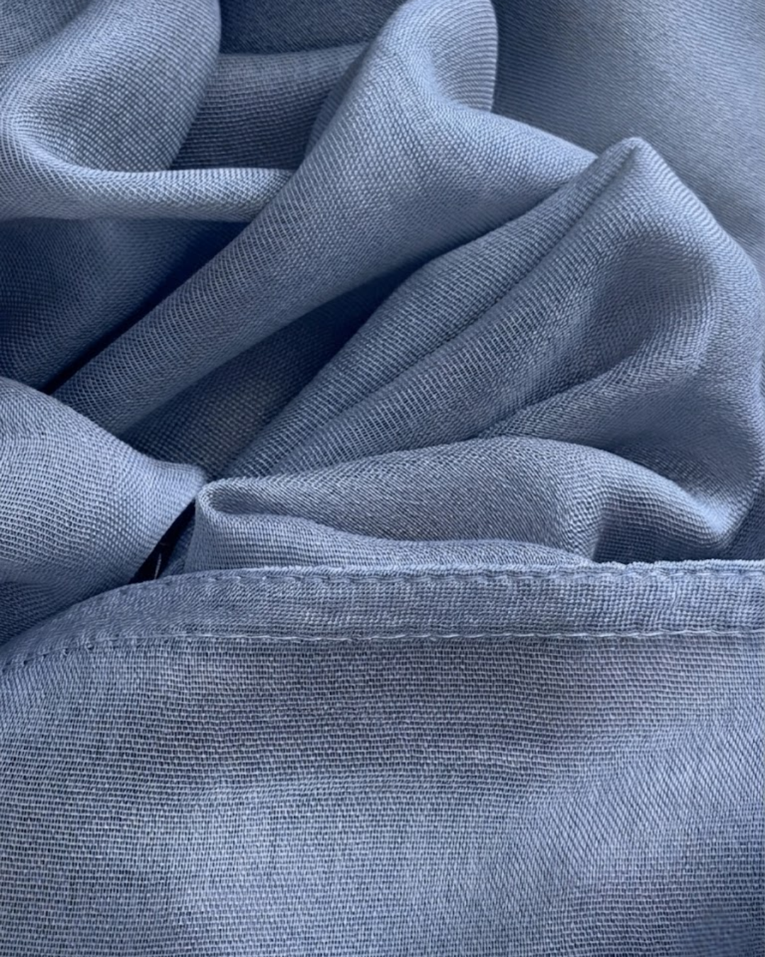 Premium Double Stitch Modal Hijab - Midnight