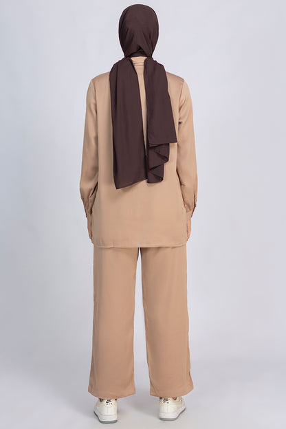 Modest Co-Ord Set - Rose Gold