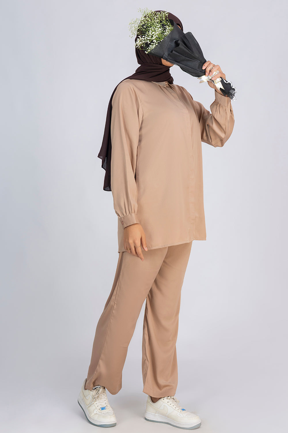 Modest Co-Ord Set - Rose Gold