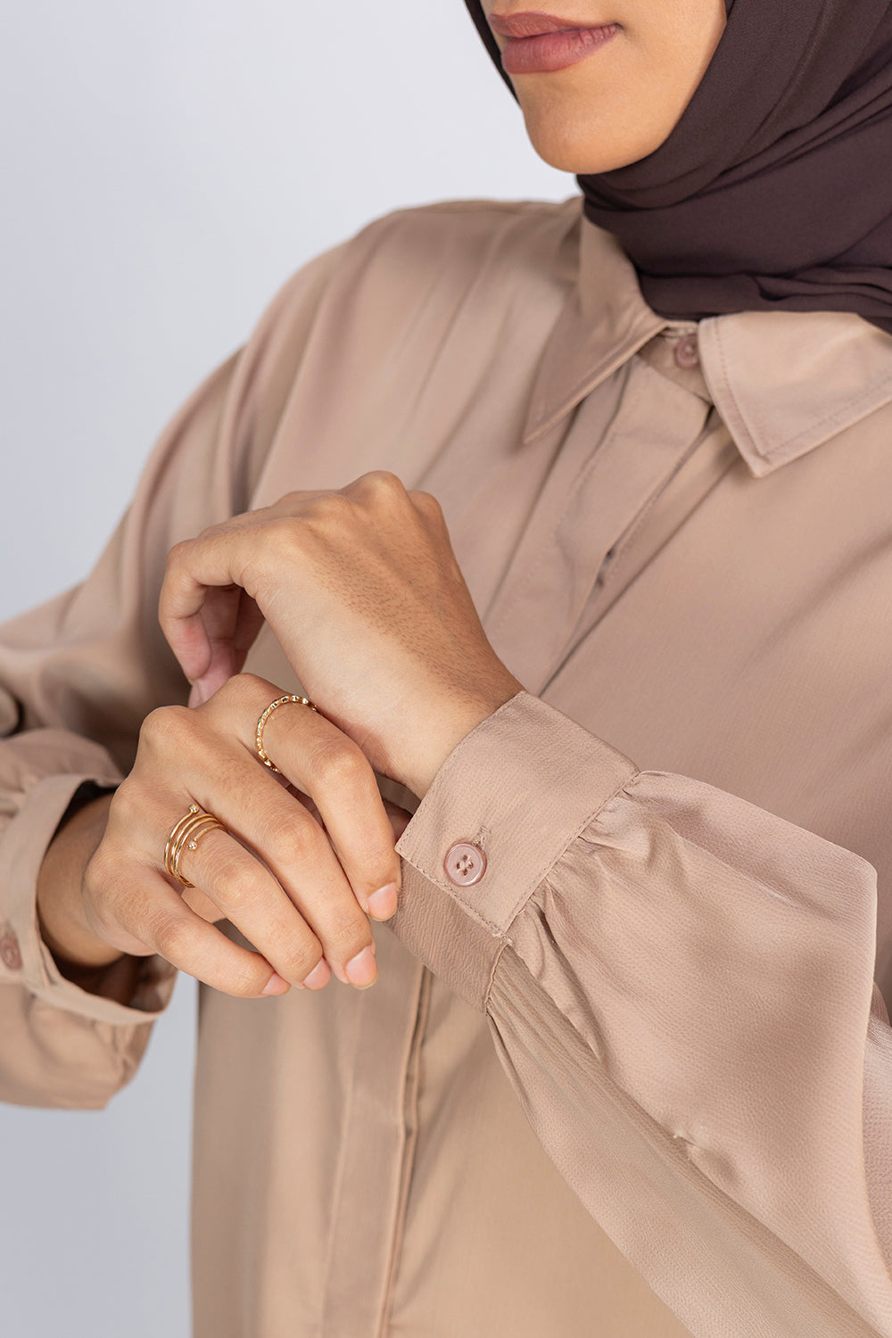 Modest Co-Ord Set - Rose Gold