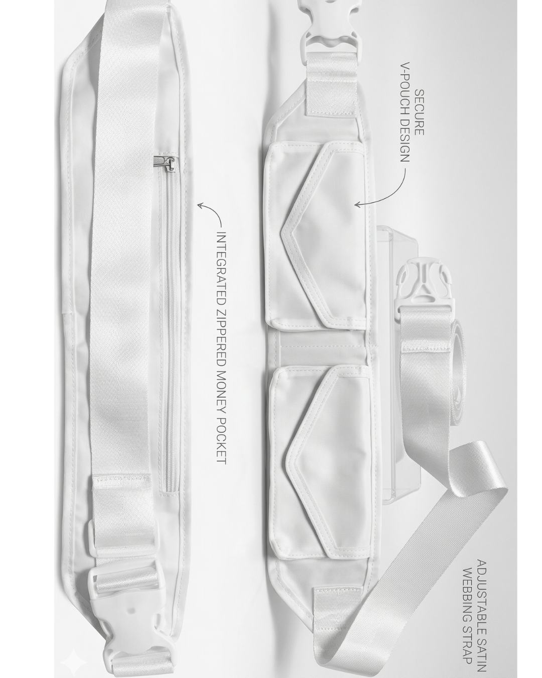 Hajj & Umrah Anti-Theft Waist Bag with Secure Ihram Belt – Travel Pouch for Pilgrims