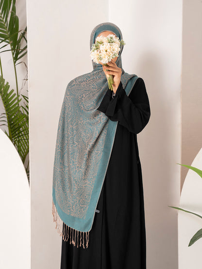Teal Green Pashmina Hijab