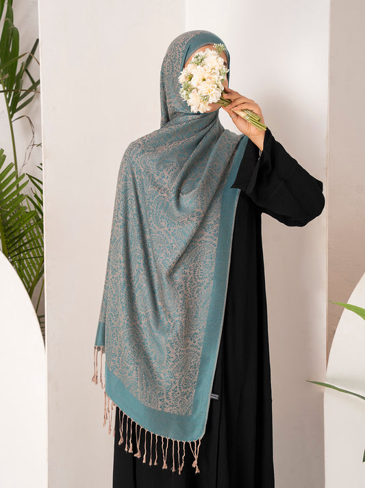 Teal Green Pashmina Hijab