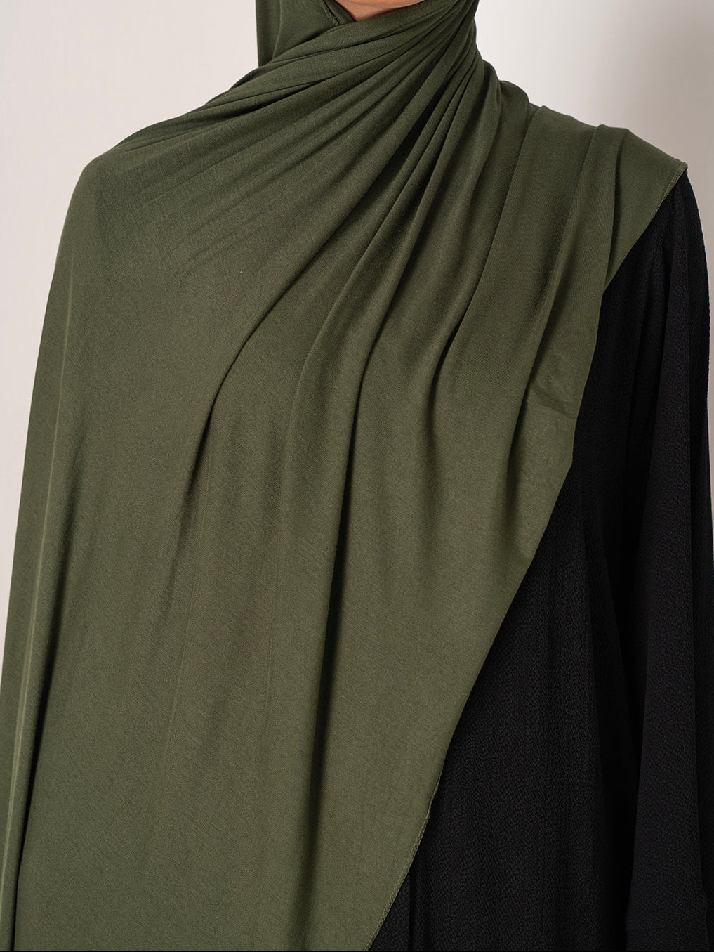 Premium Jersey Hijab - Khaki