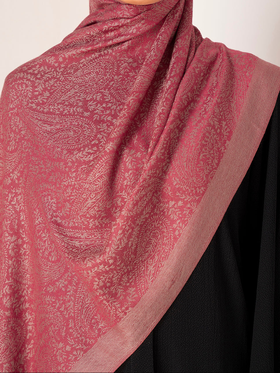 Burgundy Pashmina Hijab