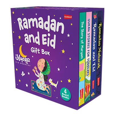 Ramadan and Eid  Gift Box - 4 Board Books | Perfect Ramadan & Eid Gift