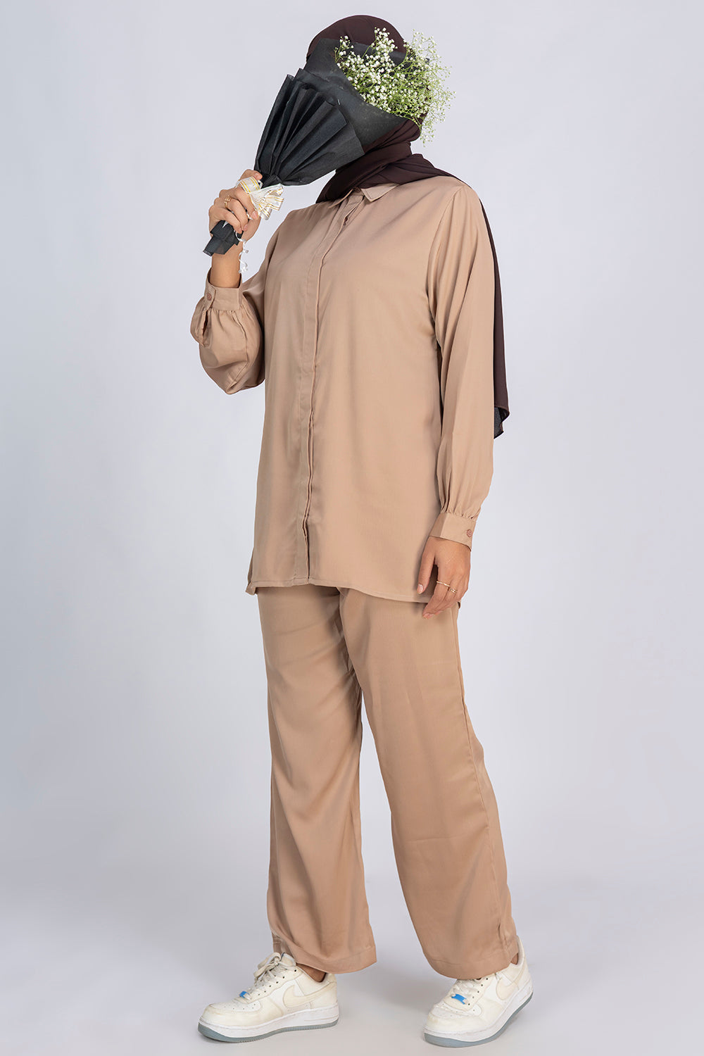 Modest Co-Ord Set - Rose Gold
