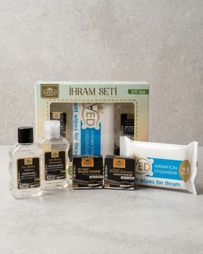 Fragrance-Free Ihram Set (5 Piece) – Essential Hygiene Kit for Hajj & Umrah
